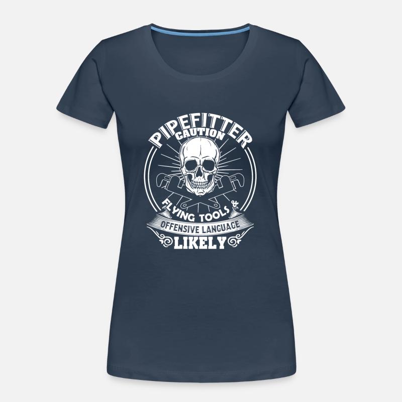 Pipefitter Pipefitter Caution Women's Premium Organic T-Shirt