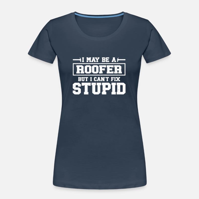 Dachdecker Geschenk Arbeit Handwerker Dachdecker Frauen Premium Bio T-Shirt