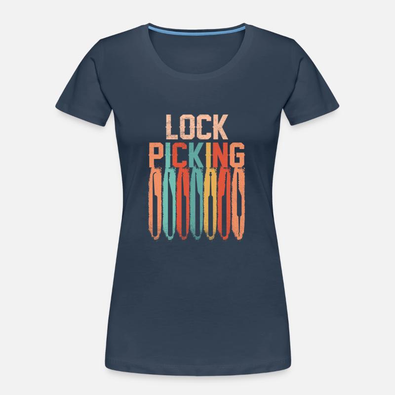 Lock Picking, Lockpicking, Cracking, Cracker, Lock Women's Premium Organic T-Shirt