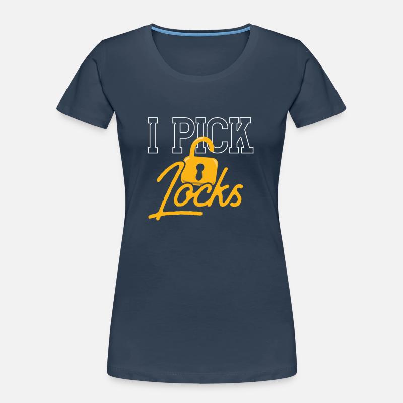 Ich Knacke Schlösser Schloss Lock Picking Knacker Frauen Premium Bio T-Shirt