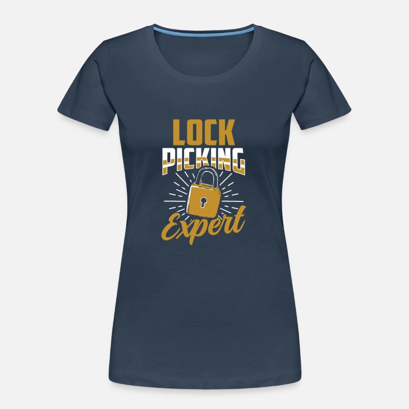 Lockpicking Expert Cracking Lock Lock Picking Women's Premium Organic T-Shirt