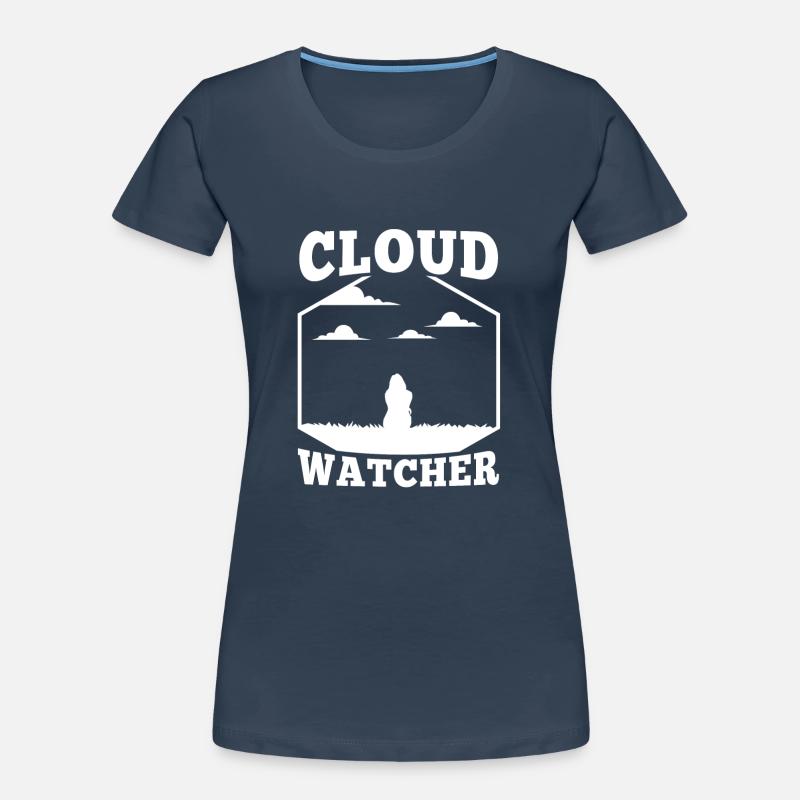 Cloud Watcher T-shirt bio Premium Femme