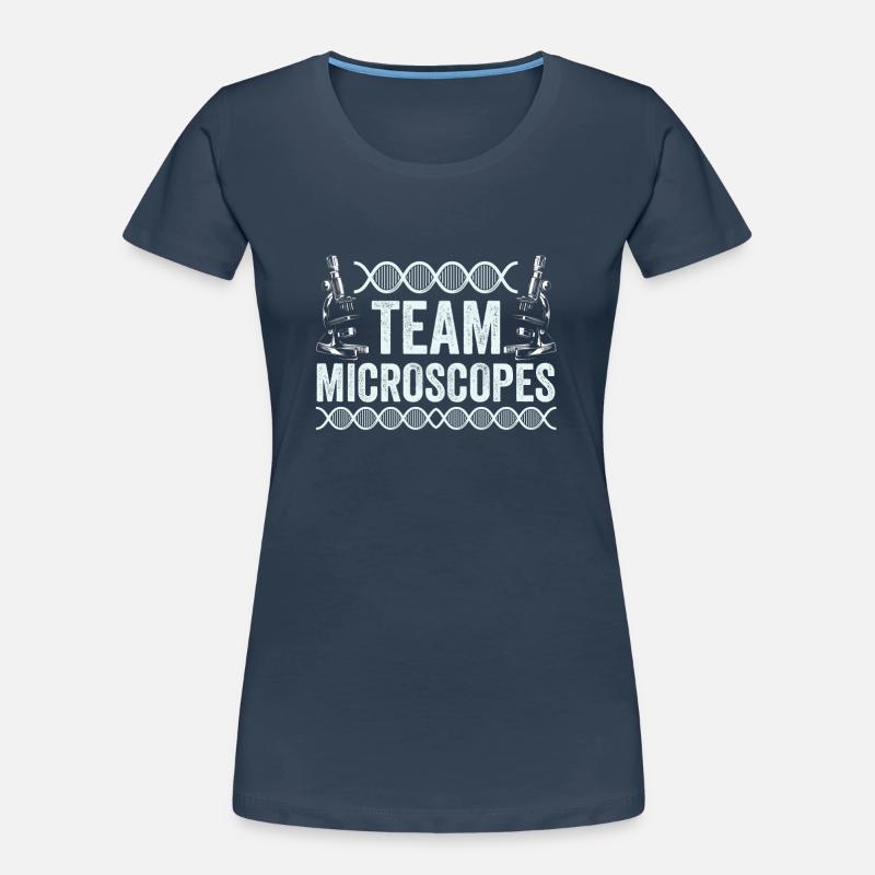 Équipe Microscopes Microscopes Dictons Microscope T-shirt bio Premium Femme