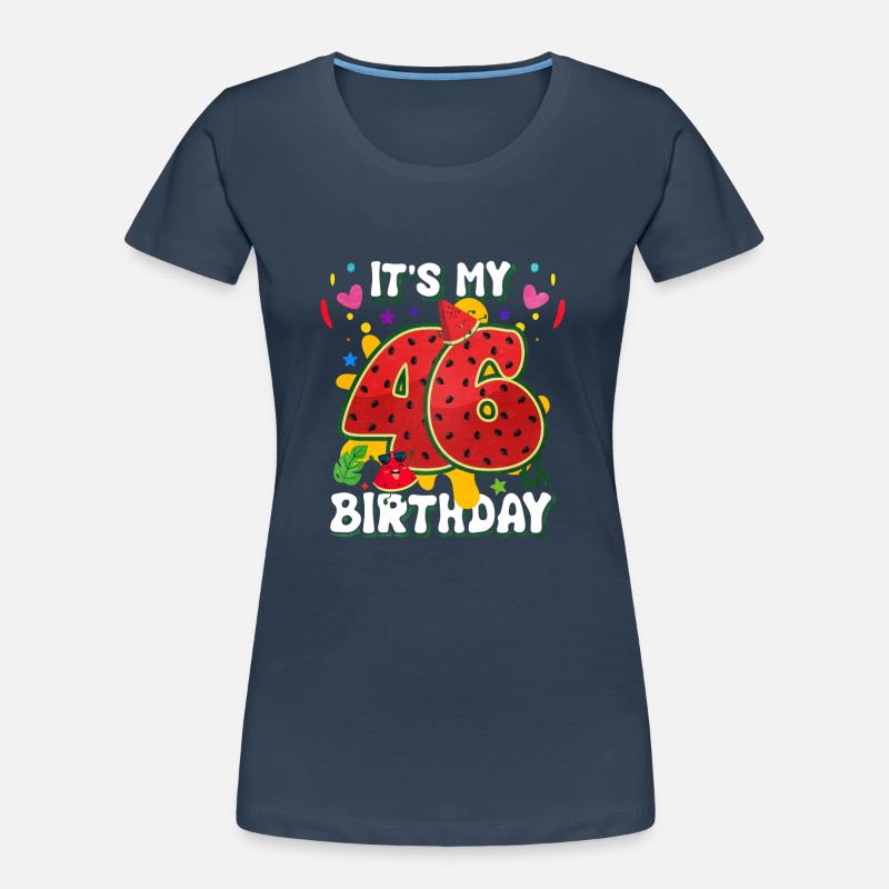46e anniversaire Pastèque T-shirt bio Premium Femme