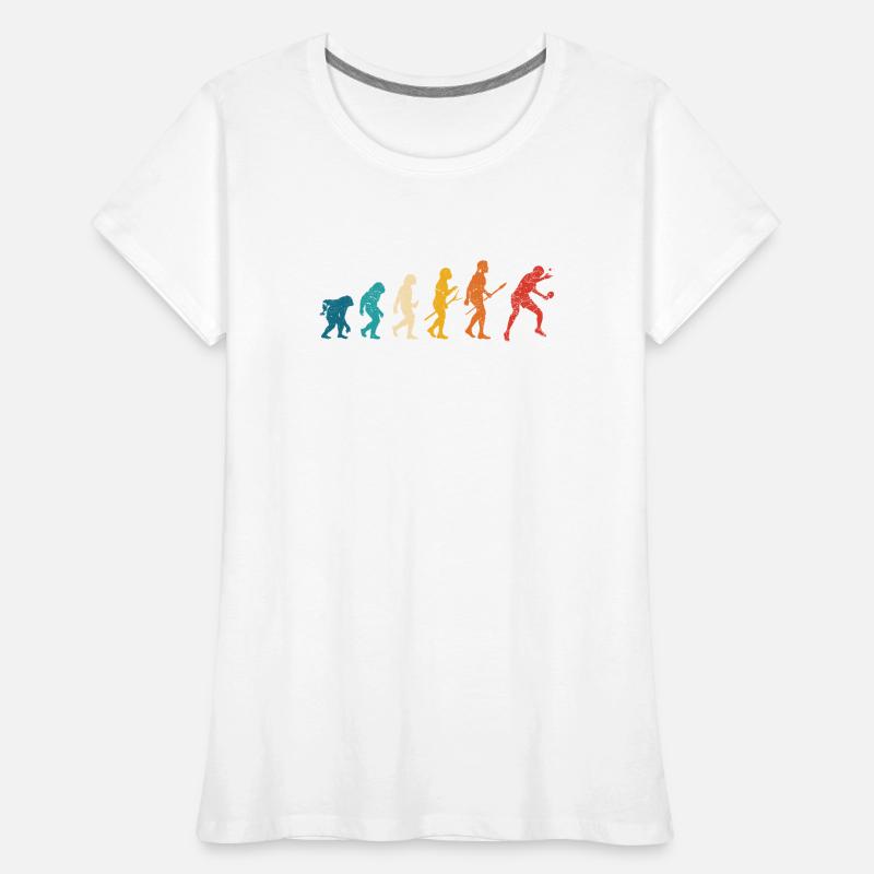 Ping Pong Human Evolution Funny Table Women's Premium Organic T-Shirt