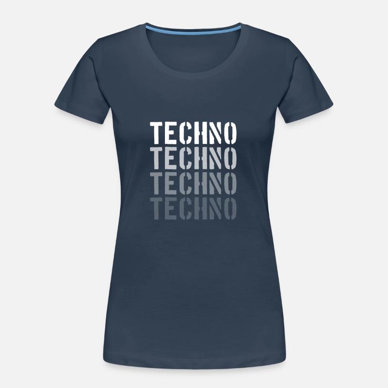 Techno T-shirt bio Premium Femme