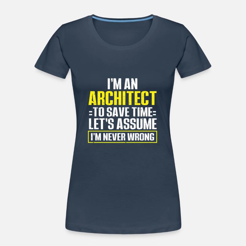 Architect's Gift, Architecture Lover Women's Premium Organic T-Shirt
