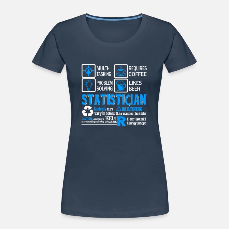 Statistician Statistician Problem Solving Women's Premium Organic T-Shirt