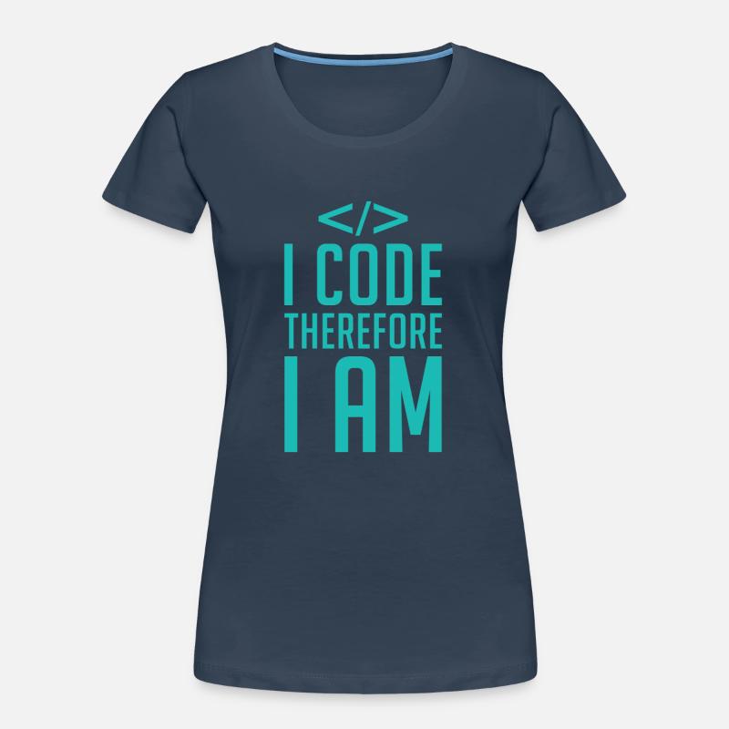 Programmierer Entwickler Coder Code Frauen Premium Bio T-Shirt