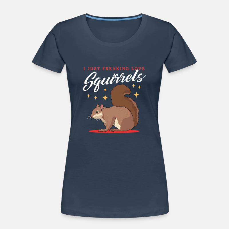 Cute Squirrel Squirrel Grey Squirrel Gift Women's Premium Organic T-Shirt
