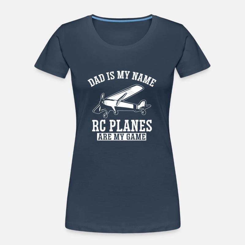 Modèle d’avion télécommandé T-shirt bio Premium Femme