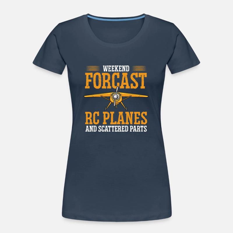 Modèle d’avion télécommandé T-shirt bio Premium Femme