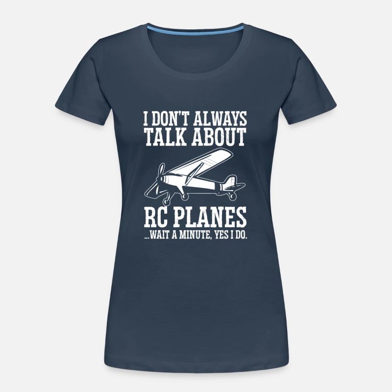 Modèle d’avion télécommandé T-shirt bio Premium Femme