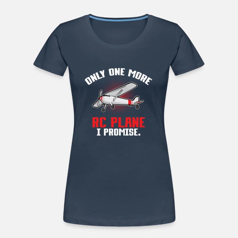 Modèle d’avion télécommandé T-shirt bio Premium Femme