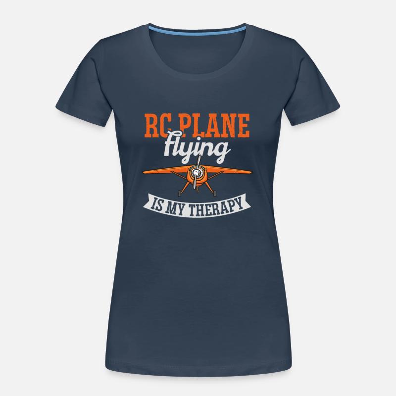 Modèle d’avion télécommandé T-shirt bio Premium Femme