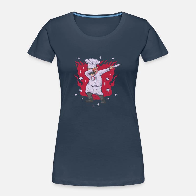 Chef Polka Dot Culinary Sous-Chef Kitchen Chef Women's Premium Organic T-Shirt