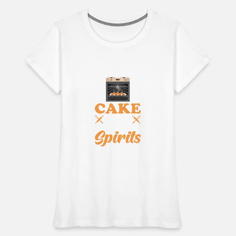 Cakes, baking, baking, bakery Women's Premium Organic T-Shirt