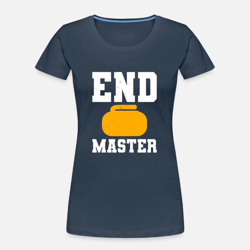 Endmaster - Conception de curling T-shirt bio Premium Femme