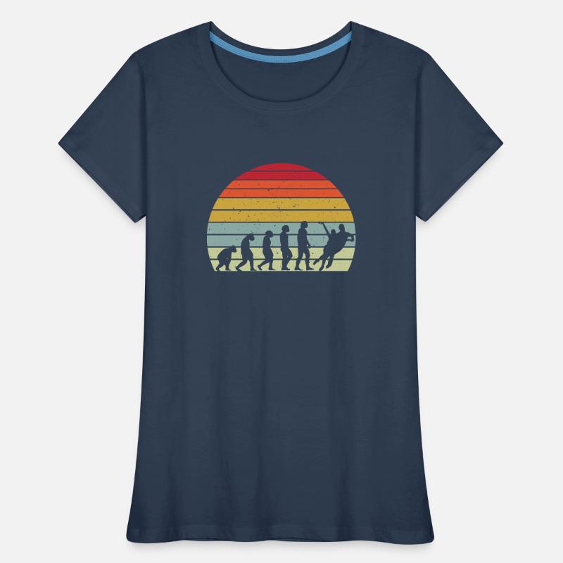 Danse sur glace rétro Evolution Design T-shirt bio Premium Femme