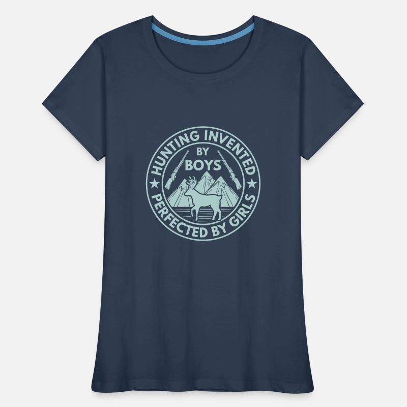 Jagd Von Jungen Wird Von Mädchen Perfektioniert Frauen Premium Bio T-Shirt