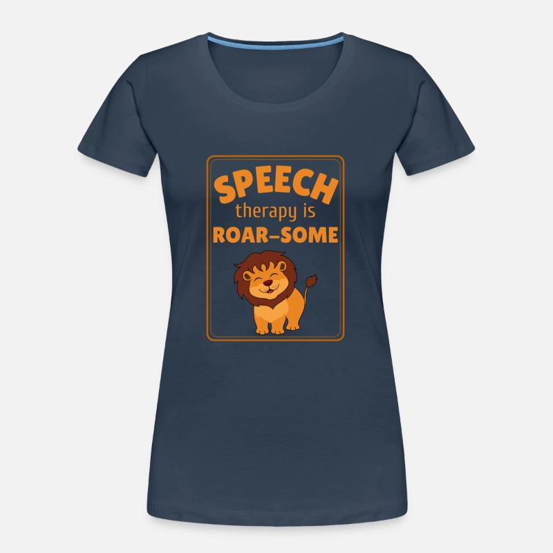 Speech Therapy Speech Language Pathology SLP Women's Premium Organic T-Shirt