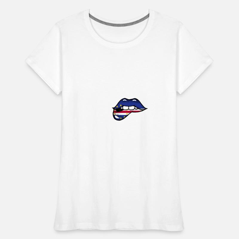 Drapeau du Cap-Vert Drapeau du Cap-Vert T-shirt bio Premium Femme
