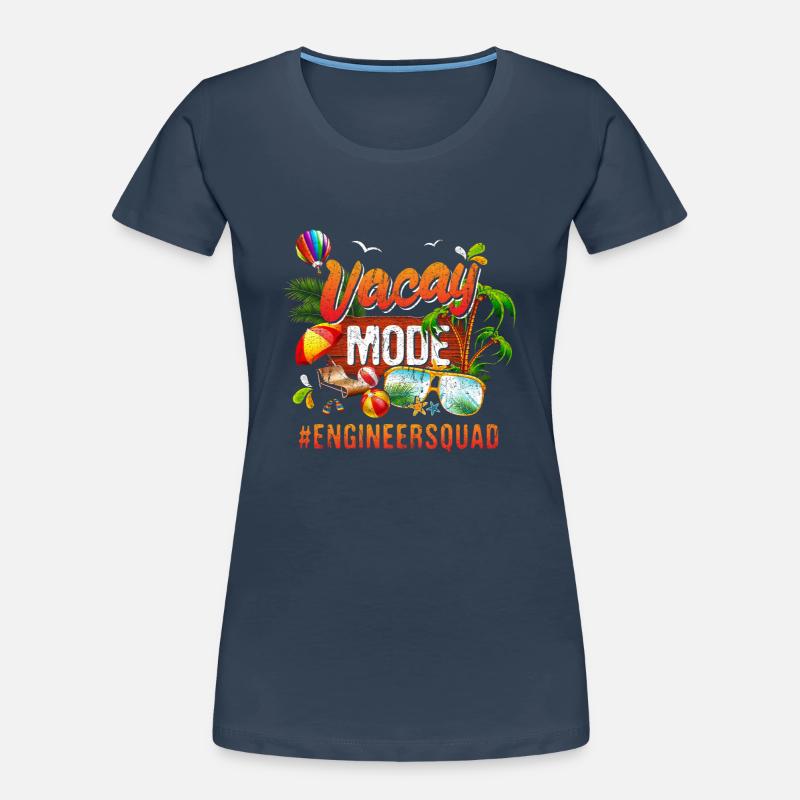 Engineer Vacation Group #Engineersquad Women's Premium Organic T-Shirt