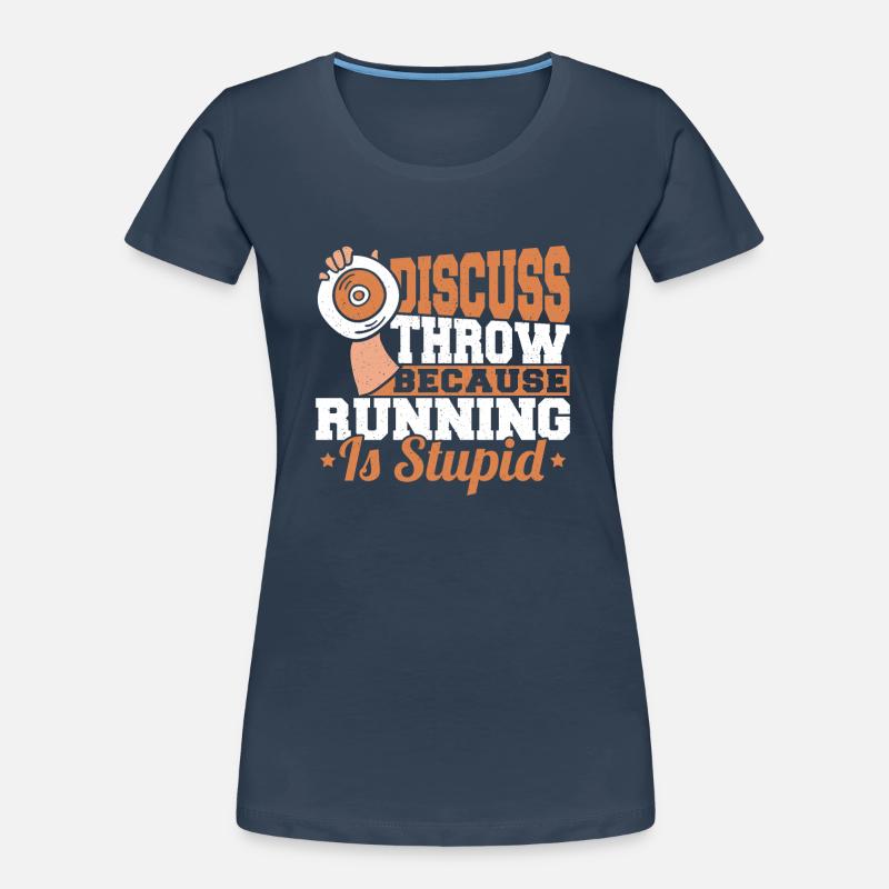 Discus Throw Discus Thrower Gift Women's Premium Organic T-Shirt