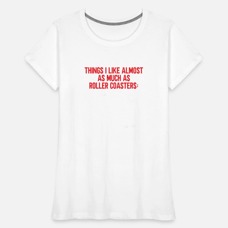 Roller Coaster Parc d’attractions Roller Coaster T-shirt bio Premium Femme