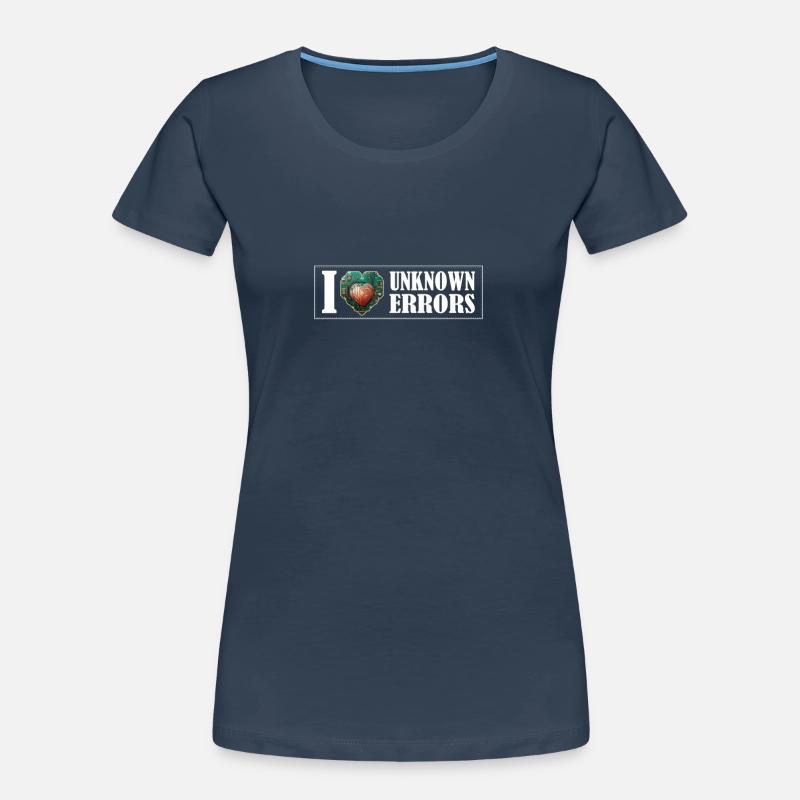Embrace the Unknown: A Love for Unforeseen Errors Women's Premium Organic T-Shirt