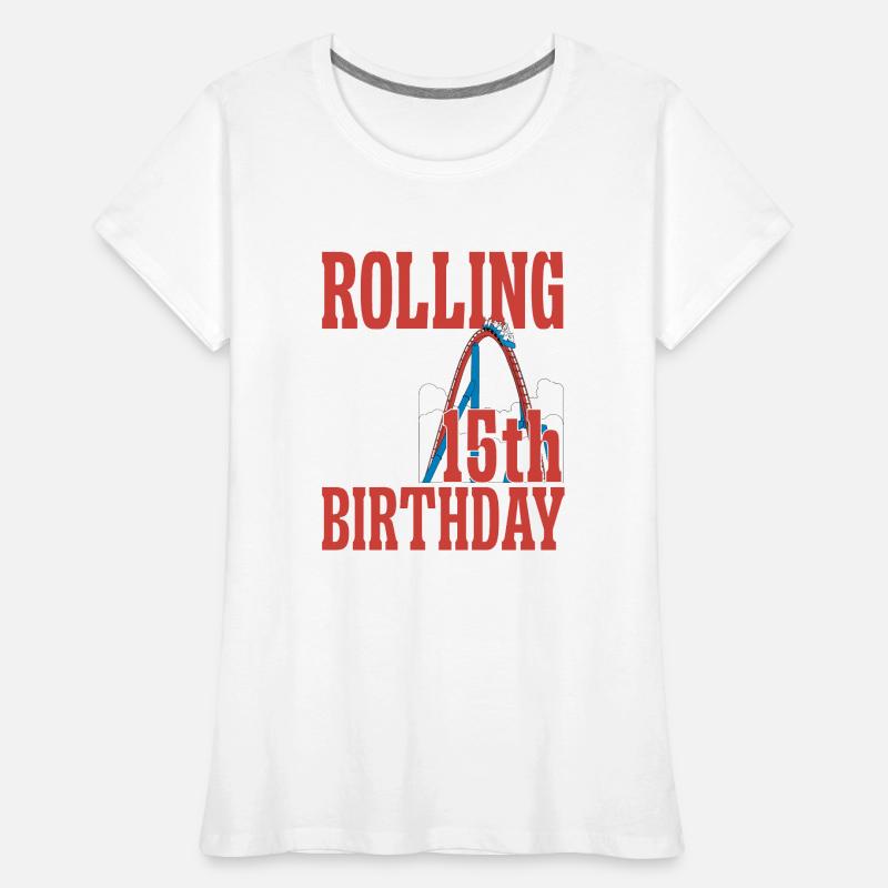 Roller Coaster Parc d’attractions Roller Coaster T-shirt bio Premium Femme