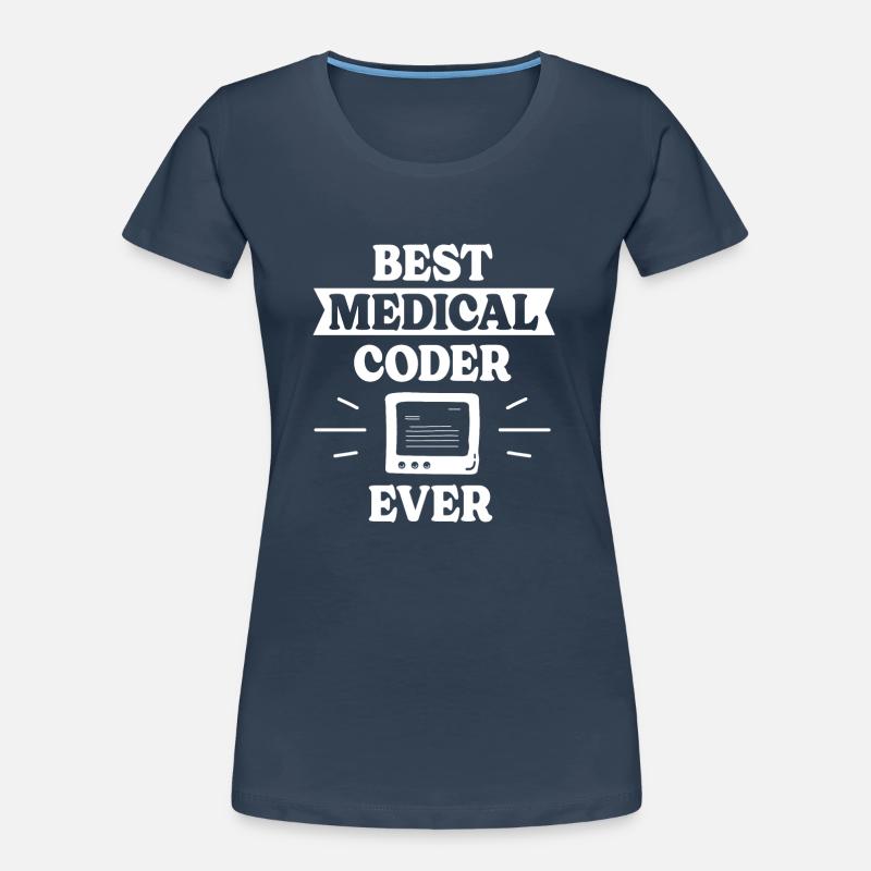 Spécialiste du codage de codeur médical T-shirt bio Premium Femme