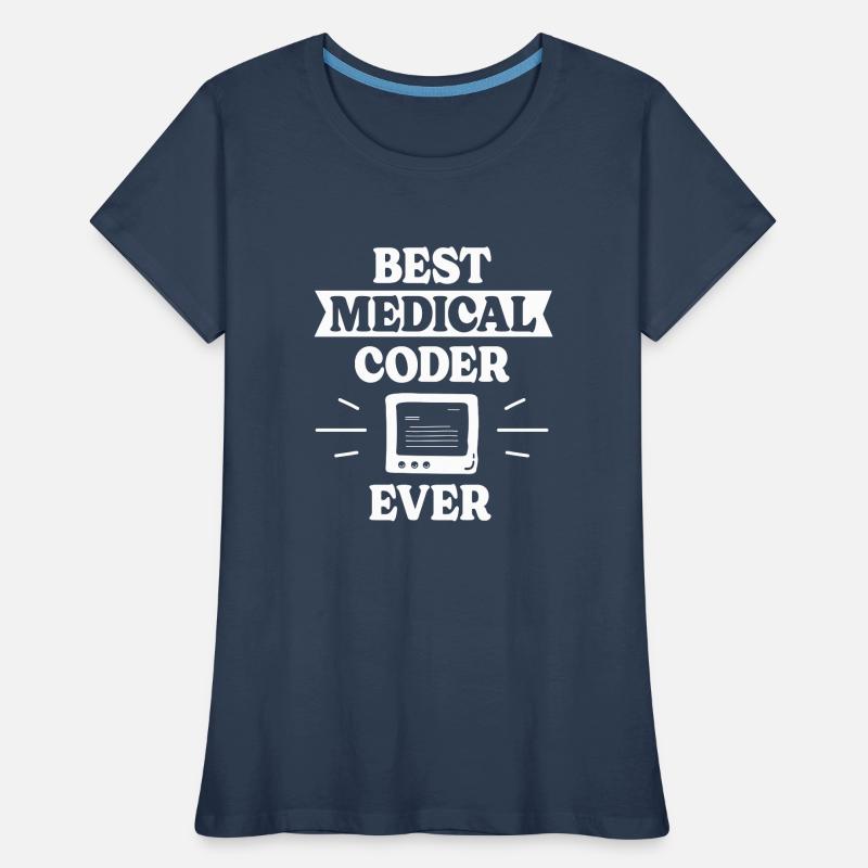 Medical Coder Coding Specialist Women's Premium Organic T-Shirt