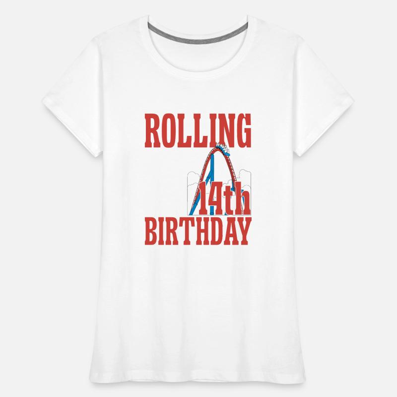 Roller Coaster Parc d’attractions Roller Coaster T-shirt bio Premium Femme