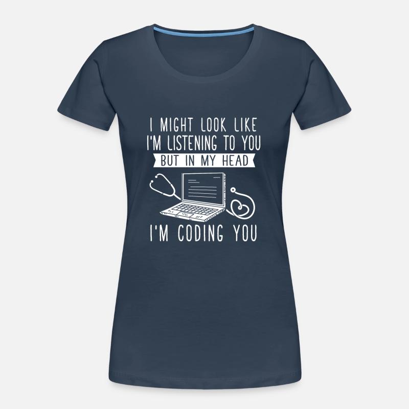 Medical Coder Coding Specialist Women's Premium Organic T-Shirt