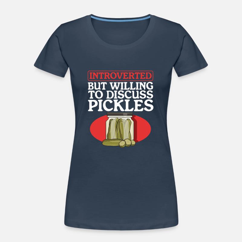 Cornichons de concombre Cornichon Kukumer concombre cadeau T-shirt bio Premium Femme