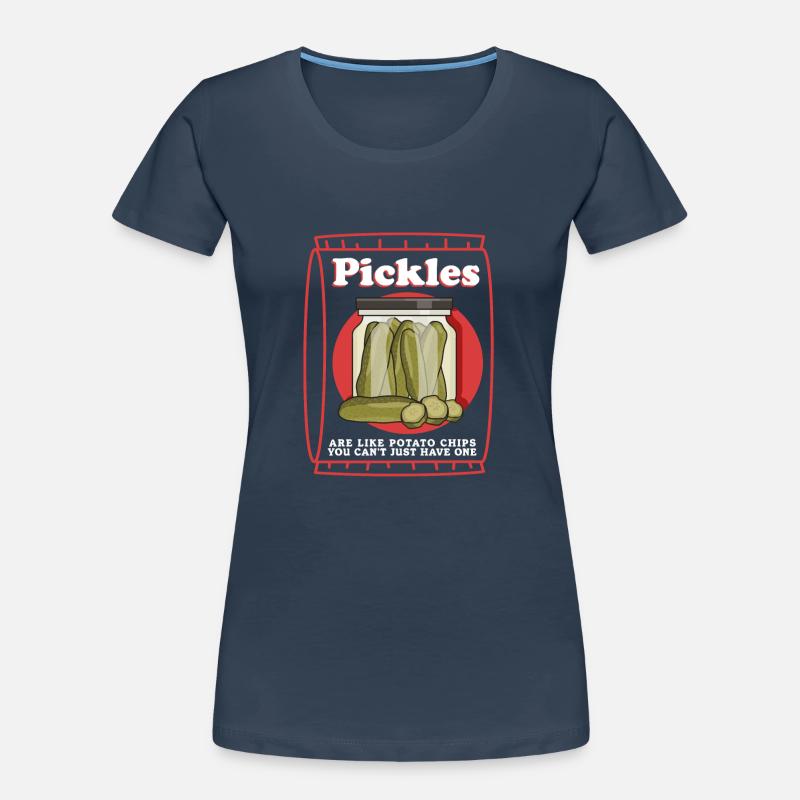 Cornichons de concombre Kukumer cornichon concombre cadeau T-shirt bio Premium Femme