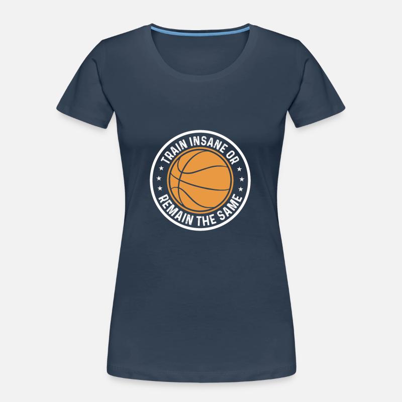 Wahnsinnig Trainieren Oder Gleichbleiben Frauen Premium Bio T-Shirt