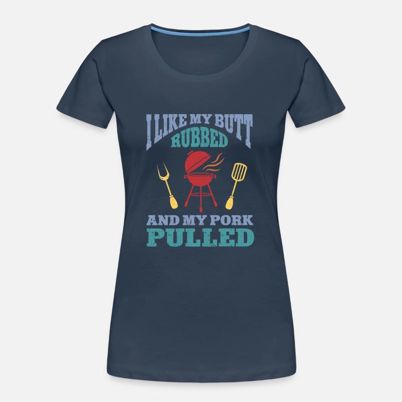 BBQ Pulled Pork Schwein Grill Women's Premium Organic T-Shirt