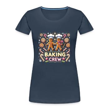 Équipe de pâtisserie - T-shirt bio Premium Femme -  - Devant - Mia (176cm)
