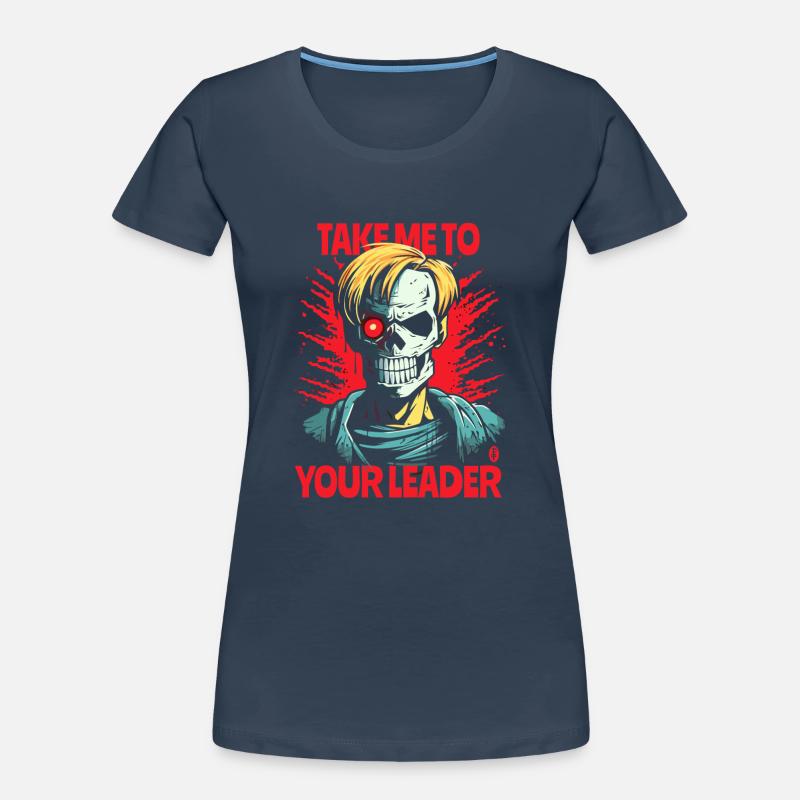 Comic Alien Cyborg: Bring mich zu eurem Anführer Frauen Premium Bio T-Shirt