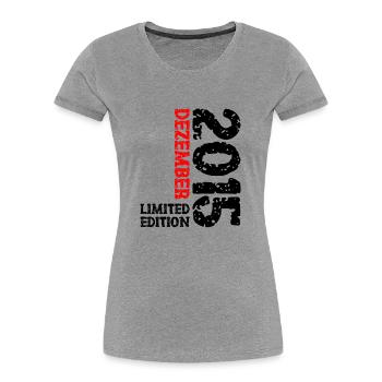 2015 December Limited Edition 8th Birthday Decoration - Women's Premium Organic T-Shirt -  - Front - Mia (176cm)