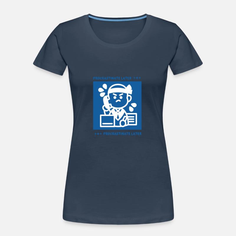 Später aufschieben Frauen Premium Bio T-Shirt