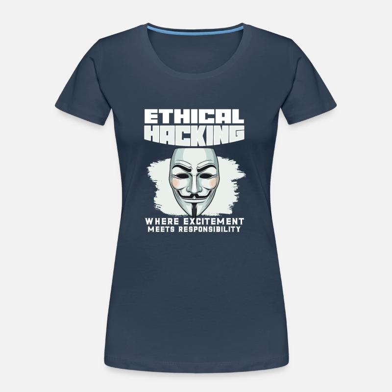 Ethical Hacking Analyst Ethical Cyber Security Frauen Premium Bio T-Shirt