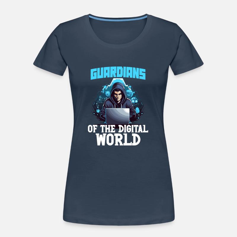 Ethical Hacking Analyst Ethical Cyber Security Frauen Premium Bio T-Shirt