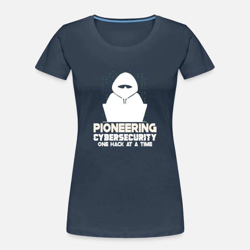Ethical Hacking Analyst Ethical Cyber Security Frauen Premium Bio T-Shirt