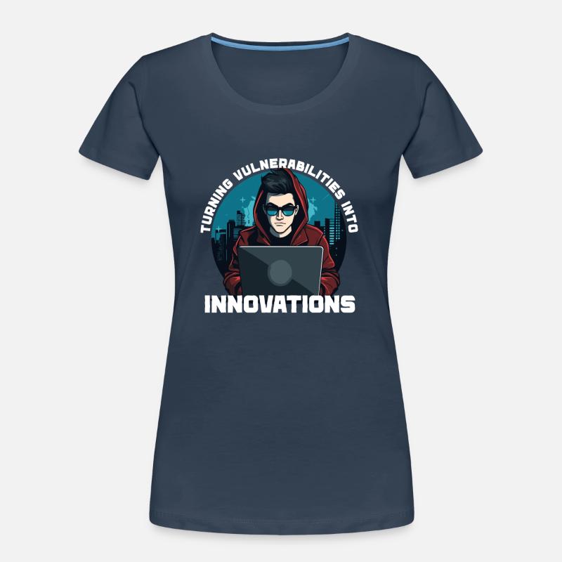 Ethical Hacking Analyst Ethical Cyber Security Frauen Premium Bio T-Shirt