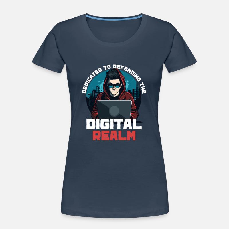 Ethical Hacking Analyst Ethical Cyber Security Frauen Premium Bio T-Shirt