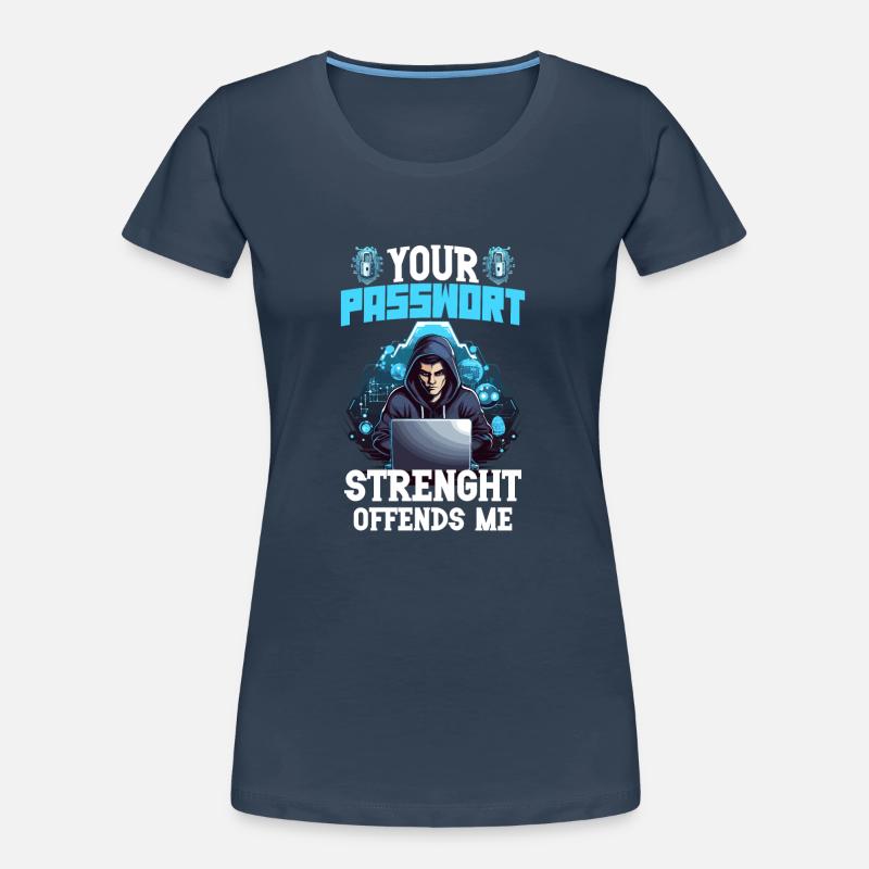 Ethical Hacking Analyst Ethical Cyber Security Frauen Premium Bio T-Shirt