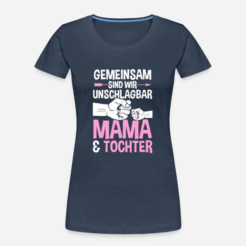 Mutter Muttertag Mama und Tochter Frauen Premium Bio T-Shirt